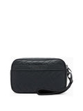 AX ARMANI U Pochette da polso washbag loghi nero