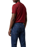 AX ARMANI U T-shirt con macrologo BORDEUX