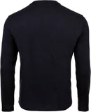 AX ARMANI U T-shirt manica lunga maxi logo BLU SCURO
