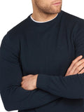BARBOUR U Maglioncino girocollo in pima cotton NAVY