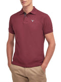 BARBOUR U Polo tartan piquet RUBINO