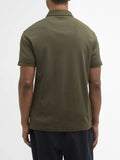 BARBOUR U Polo premium corpatch tailored OLIVA