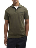 BARBOUR U Polo premium corpatch tailored OLIVA