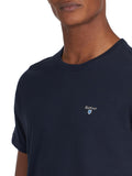 BARBOUR U T-shirt tartan sport NAVY