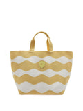 BLAUER ACC D Borsa a onde knitted mare Beige/giallo
