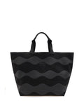 BLAUER ACC D Borsa a onde knitted mare nero