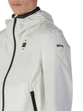 BLAUER U Giubbotto Farrin impermeabile bianco