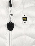 BLAUER U Gilet smanicato onda Danny bianco