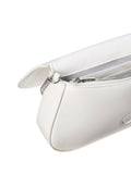 CK ACC.D COL Pochette ck curved wallet on chain bianco