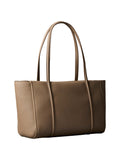 CK ACC.D COL Shopping bag emblem hw pebble tote TAUPE