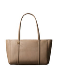 CK ACC.D COL Shopping bag emblem hw pebble tote TAUPE