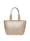 CK ACC.D PRE Borsa a spalla bold ck medium TAUPE