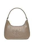 CK ACC.D PRE Borsa a spalla small bold ck TAUPE