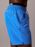 CK B.WEAR U Pantaloncini da bagno corti con fascia in vita doppia - Intense Power azzurro