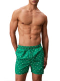 CK B.WEAR U Shorts mare pantaloncini da bagno loghi Ck verde