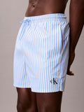 CK B.WEAR U Costume short a pantaloncino a righe CK B.CO/CELESTE
