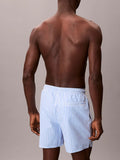 CK B.WEAR U Costume short a pantaloncino a righe CK B.CO/CELESTE