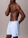 CK B.WEAR U Costume short a pantaloncino a righe CK B.CO/CELESTE