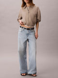 CK J D COL Baggy Jeans low rise BLU CHIARO