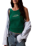 CK J D COL Canotta con logo verde