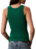 CK J D COL Canotta con logo verde