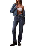 Jeans high rise straight