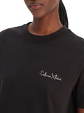 CK J D PRE T-shirt classic graphic logo nero