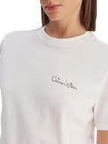 CK J D PRE T-shirt classic graphic logo bianco