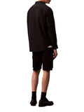 CK J U COL Bermuda straighr comfort in cotone nero