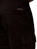 CK J U COL Bermuda straighr comfort in cotone nero