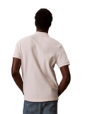 CK J U COL Polo open collar bianco