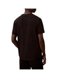 CK J U COL T-shirt 30s classic micro monologo nero