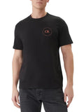 CK J U COL T-shirt 30s con stampa sul retro nero
