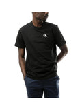 CK J U COL T-shirt 30s classic retro logo monogram nero