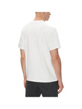 CK J U PRE T-shirt 30s micro monologo bianco