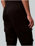 CK J U PRE Pantaloni cargo skinny comfort in cotone nero