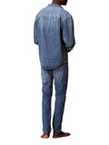 CK J U PRE Jeans slim taper embers BLU MEDIO