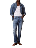 CK J U PRE Jeans slim taper embers BLU MEDIO
