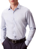 Camicia no stiro in cotone elasticizzato slim