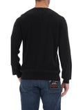CK U COL Maglioncino girocollo in supina cotton BLU SCURO
