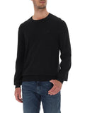 CK U COL Maglioncino girocollo in supina cotton BLU SCURO