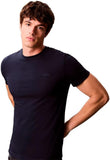 CK U COL T-shirt basic slim stretch BLU SCURO