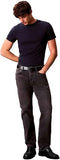 CK U COL T-shirt basic slim stretch BLU SCURO