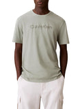 CK U COL T-shirt standard logo SALVIA
