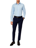 CK U PRE Camicia regular fit in poplin azzurro