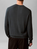 CK U PRE Maglioncino girocollo in supina cotton verde
