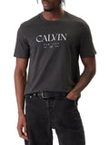 CK U PRE T-shirt 20s calvin logo nero