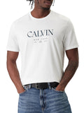 CK U PRE T-shirt 20s calvin logo bianco