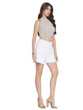CLERY+R SHH-Q Bermuda corto basic 5 tasche bianco