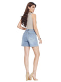 CLERY+R SHH-Q Bermuda corto basic 5 tasche DENIM